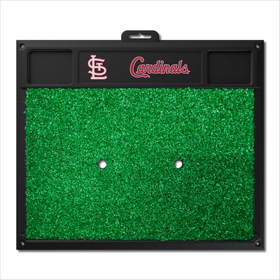Fan Mats  LLC St. Louis Cardinals Golf Hitting Mat Red
