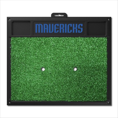 Fan Mats  LLC Dallas Mavericks Golf Hitting Mat Royal