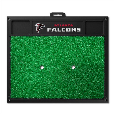 Fan Mats  LLC Atlanta Falcons Golf Hitting Mat Green