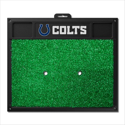 Fan Mats  LLC Indianapolis Colts Golf Hitting Mat Green