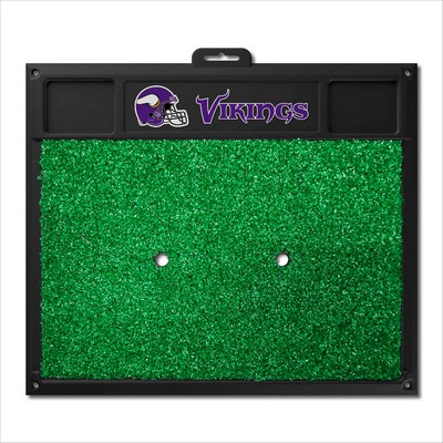 Fan Mats  LLC Minnesota Vikings Golf Hitting Mat Purple