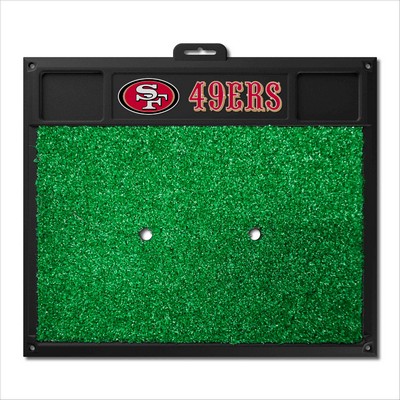 Fan Mats  LLC San Francisco 49ers Golf Hitting Mat Red