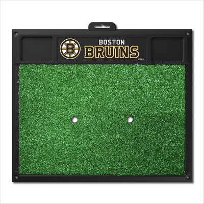 Fan Mats  LLC Boston Bruins Golf Hitting Mat Black