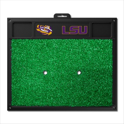 Fan Mats  LLC LSU Tigers Golf Hitting Mat Purple