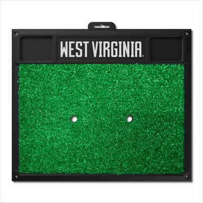 Fan Mats  LLC West Virginia Mountaineers Golf Hitting Mat Navy