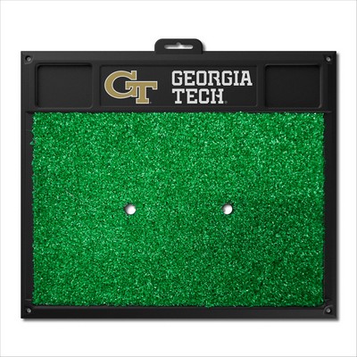 Fan Mats  LLC Georgia Tech Yellow Jackets Golf Hitting Mat Gold