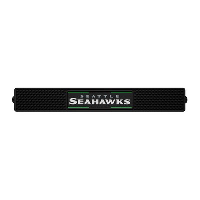 Fan Mats  LLC Seattle Seahawks Drink Mat Black