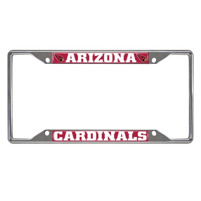 Fan Mats  LLC Arizona Cardinals License Plate Frame Red