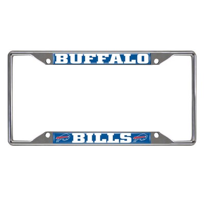 Fan Mats  LLC Buffalo Bills License Plate Frame Blue
