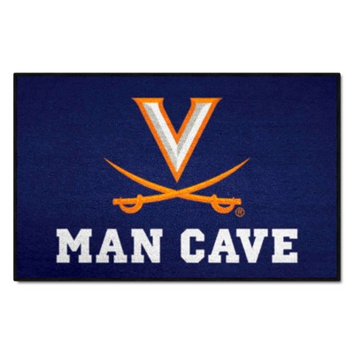 Fan Mats  LLC Virginia Cavaliers Starter Mat Man Cave Navy