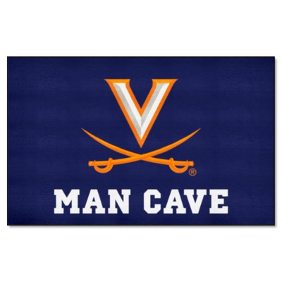 Fan Mats  LLC Virginia Cavaliers Ulti-Mat Man Cave Navy