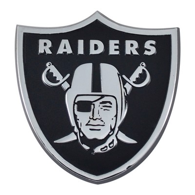 Fan Mats  LLC Las Vegas Raiders Chrome Emblem Chrome