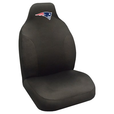 Fan Mats  LLC New England Patriots Embroidered Seat Cover Black