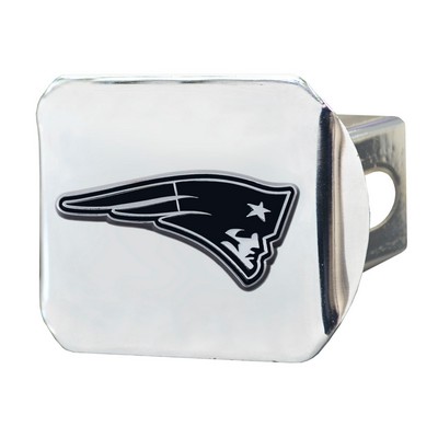 Fan Mats  LLC New England Patriots Hitch Cover Chrome Chrome