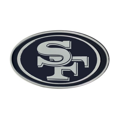 Fan Mats  LLC San Francisco 49ers Chrome Emblem Chrome