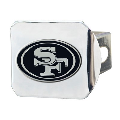 Fan Mats  LLC San Francisco 49ers Hitch Cover Chrome Chrome