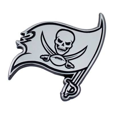 Fan Mats  LLC Tampa Bay Buccaneers Chrome Emblem Chrome