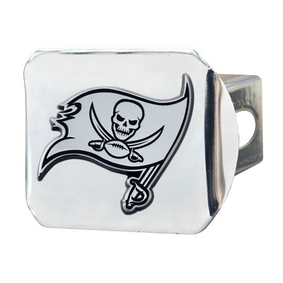 Fan Mats  LLC Tampa Bay Buccaneers Hitch Cover Chrome Chrome