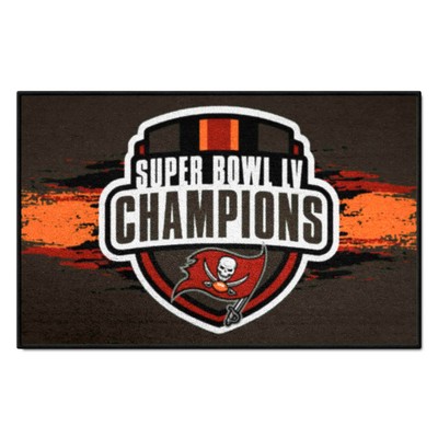 Fan Mats  LLC Tampa Bay Buccaneers Starter Mat Pewter