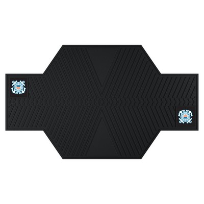 Fan Mats  LLC U.S. Coast Guard n/a Motorcycle Mat Black