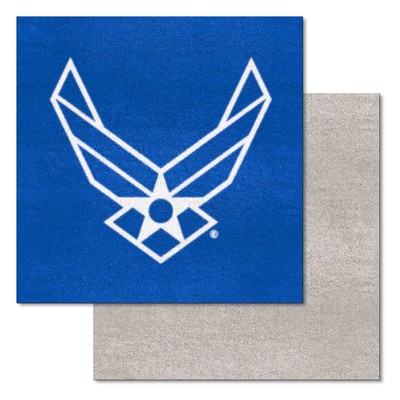 Fan Mats  LLC U.S. Air Force n/a Team Carpet Tiles Blue