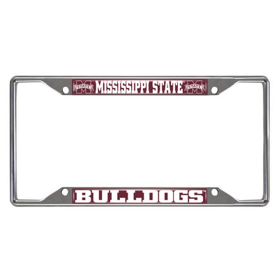 Fan Mats  LLC Mississippi State Bulldogs License Plate Frame Maroon