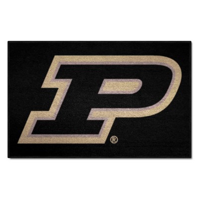 Fan Mats  LLC Purdue Boilermakers Starter Mat Black