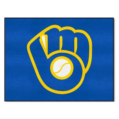 Fan Mats  LLC Milwaukee Brewers All-Star Mat Blue