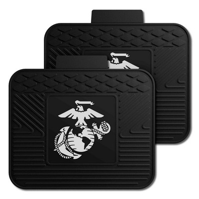 Fan Mats  LLC U.S. Marines n/a 2 Utility Mats Black