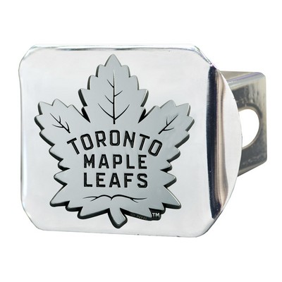 Fan Mats  LLC Toronto Maple Leafs Hitch Cover Chrome Chrome