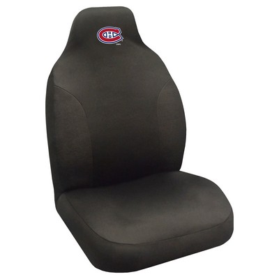 Fan Mats  LLC Montreal Canadiens Embroidered Seat Cover Black
