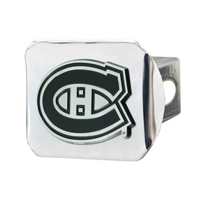 Fan Mats  LLC Montreal Canadiens Hitch Cover Chrome Chrome