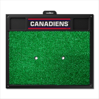 Fan Mats  LLC Montreal Canadiens Golf Hitting Mat Blue