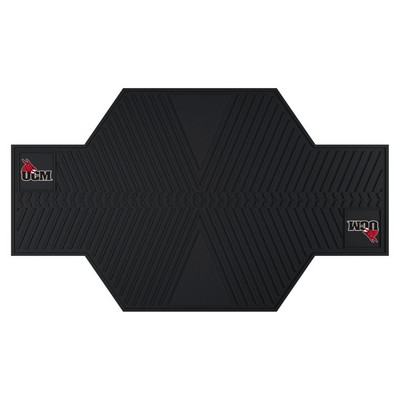 Fan Mats  LLC Central Missouri Mules Motorcycle Mat Black