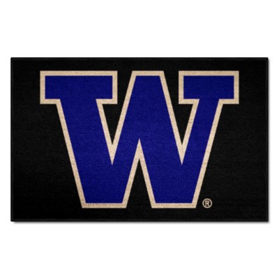 Fan Mats  LLC Washington Huskies Starter Mat Black