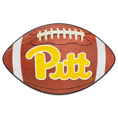 Fan Mats  LLC Pitt Panthers Football Mat Brown