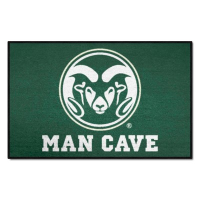 Fan Mats  LLC Colorado State Rams Starter Mat Man Cave Green