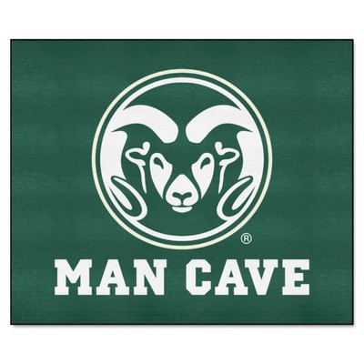 Fan Mats  LLC Colorado State Rams Tailgater Mat Man Cave Green