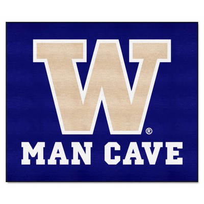 Fan Mats  LLC Washington Huskies Tailgater Mat Man Cave Purple