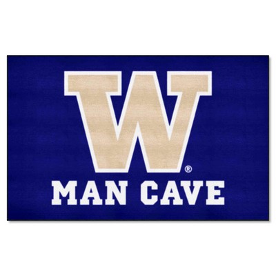 Fan Mats  LLC Washington Huskies Ulti-Mat Man Cave Purple