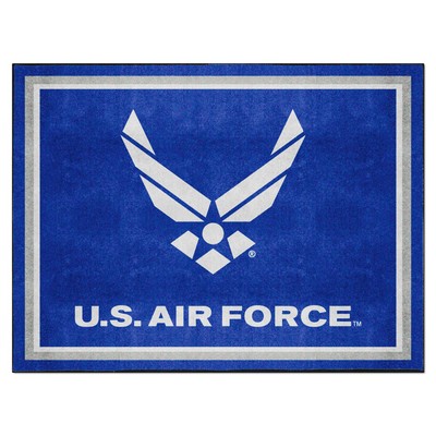 Fan Mats  LLC U.S. Air Force 8ft. x 10 ft. Plush Area Rug Blue