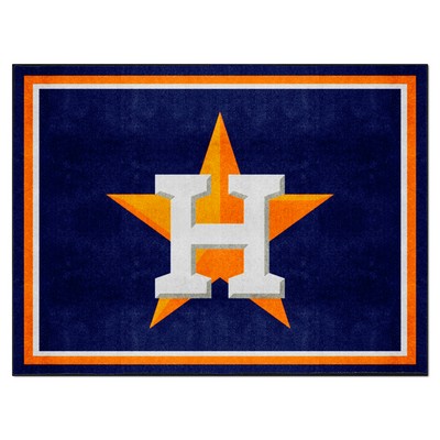 Fan Mats  LLC Houston Astros 8ft. x 10 ft. Plush Area Rug Navy