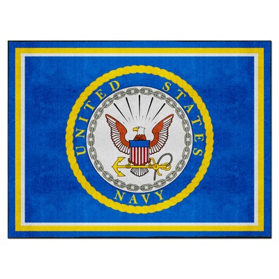 Fan Mats  LLC U.S. Navy n/a 8x10 Rug Navy