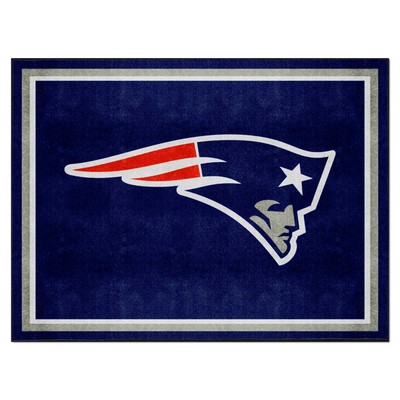 Fan Mats  LLC New England Patriots 8x10 Rug Navy