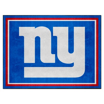 Fan Mats  LLC New York Giants 8ft. x 10 ft. Plush Area Rug Dark Blue