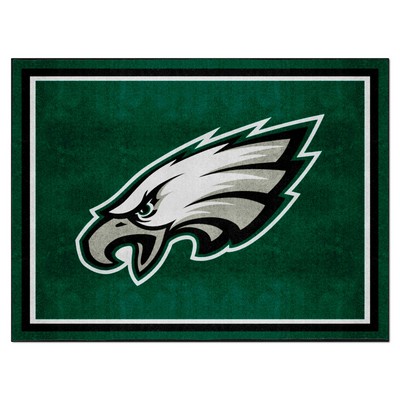 Fan Mats  LLC Philadelphia Eagles 8x10 Rug Green