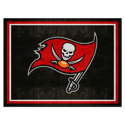 Fan Mats  LLC Tampa Bay Buccaneers 8x10 Rug Gray