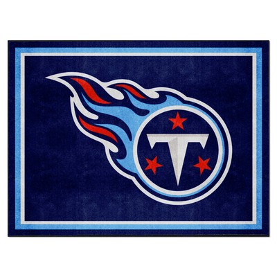 Fan Mats  LLC Tennessee Titans 8x10 Rug Navy