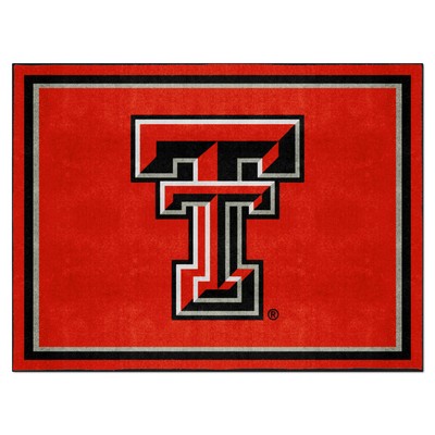 Fan Mats  LLC Texas Tech Red Raiders 8x10 Rug Red