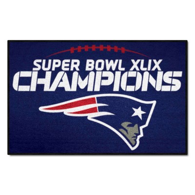 Fan Mats  LLC New England Patriots Starter Mat Navy